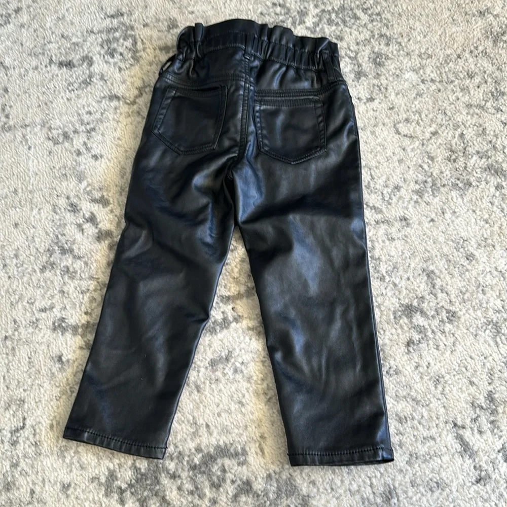 BabyGap Vegan-Leather Mom Pants Toddler Size 4
